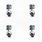 Service Caster 2 Inch Bright Chrome Metal Ball Caster - Corner Mount Bracket - SCC, 4PK SCC-GR01S20-DCS-BC-71678-4-CB90-4 - alternate 1